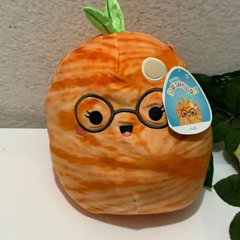 Original Squishmallows Kelly Toys Judy the Tangerine tie dye plush 10” New